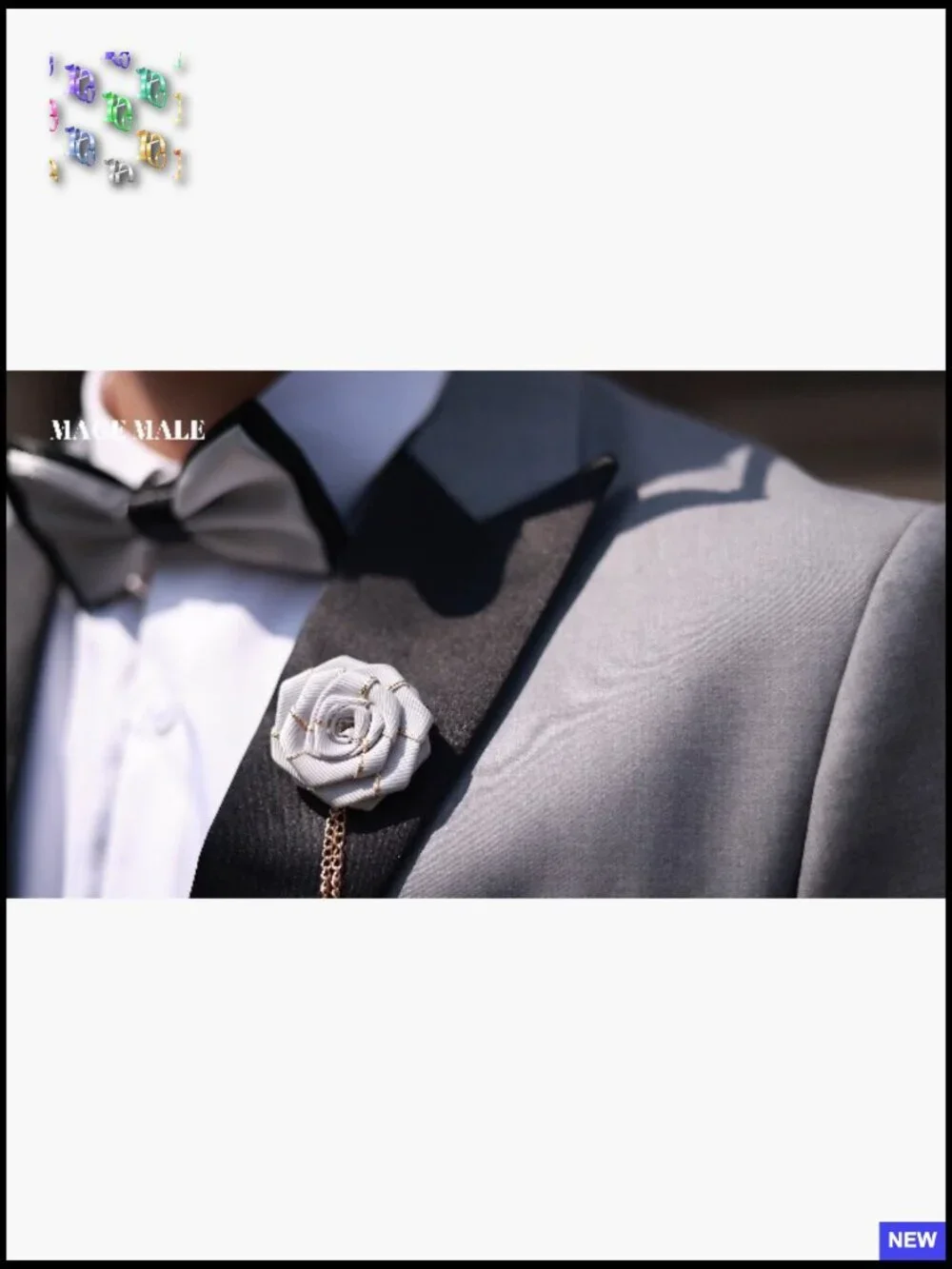 Slim Fit One Button Tuxedo Suit Set Formal Wedding Prom Elegant Party